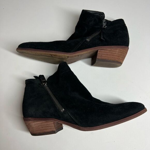 COPY - Women's Sam Edelman Packer Double Zip Ankle Boots Booties Shoes Size 7 W… - Picture 1 of 9